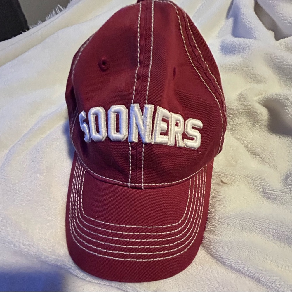 Top of World University of Oklahoma Sooners  cap Hat white stitch